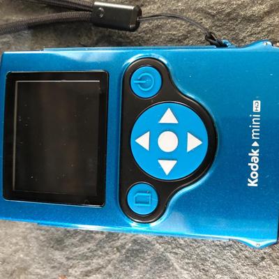 Blue Kodak Mini and Sanyo Camera