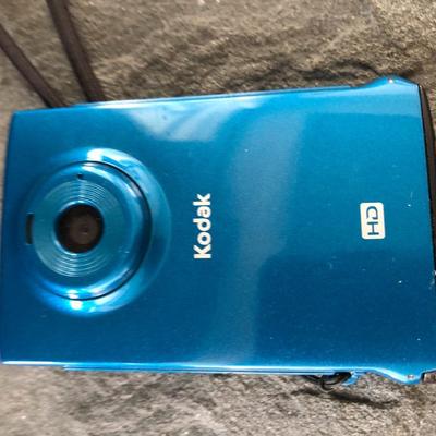 Blue Kodak Mini and Sanyo Camera