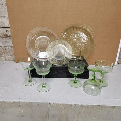 Uranium glass lot