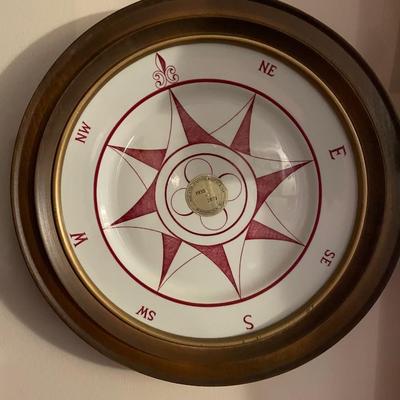 Framed Restaurant Plate