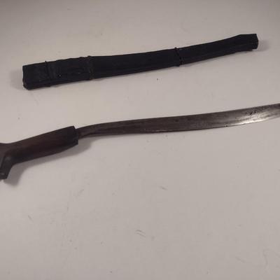 Filipino Tribal Cutlery Bolo Wood Carved Handle and Sheath Choice B