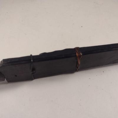 Filipino Tribal Cutlery Bolo Wood Carved Handle and Sheath Choice B
