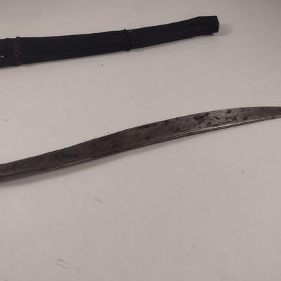 Filipino Tribal Cutlery Bolo Wood Carved Handle and Sheath Choice B