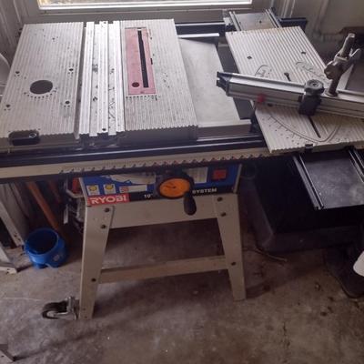 Ryobi 10" Table Saw System with Fence Guide