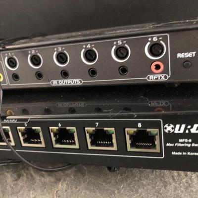 Two URC Central Ethernet Processors MFS-8 & MRX-8