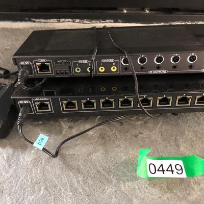 Two URC Central Ethernet Processors MFS-8 & MRX-8