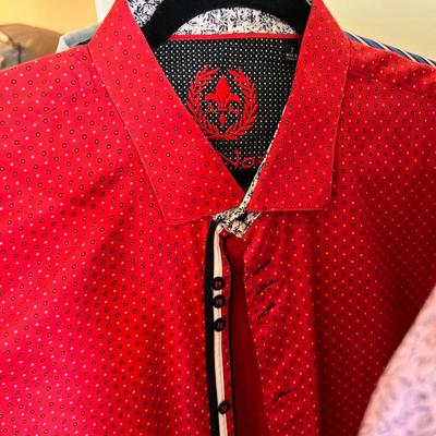 Lot of 12 Designer Mens Shirts XL