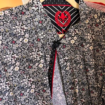 Lot of 12 Designer Mens Shirts XL