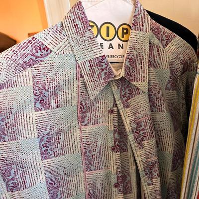 Lot of 12 Designer Mens Shirts XL