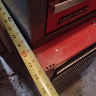 Craftsman Double Stack Tool Chest with Key with Tool Contents (See all Pictures)