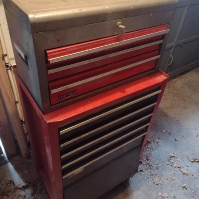 Craftsman Double Stack Tool Chest with Key with Tool Contents (See all Pictures)