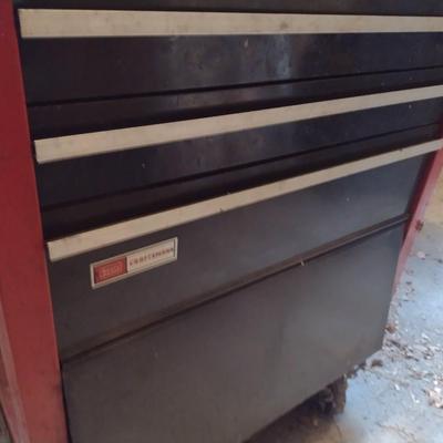 Craftsman Double Stack Tool Chest with Key with Tool Contents (See all Pictures)
