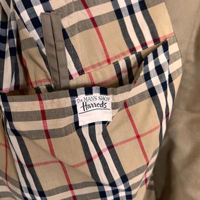 Menâ€™s Burberry Made For Harrods Trench Coat Sz. XL