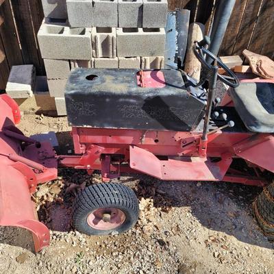 Gravely tractor complete with snowplow