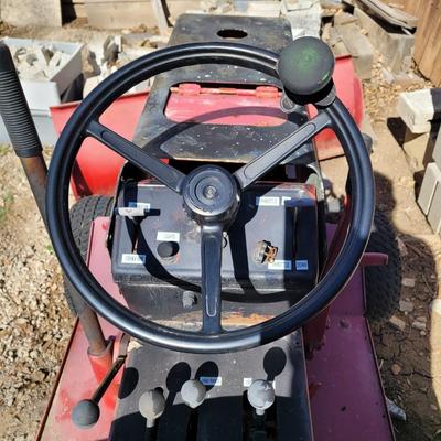 Gravely tractor complete with snowplow