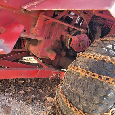 Gravely tractor complete with snowplow
