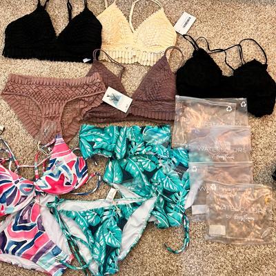 Lot Bikinis, Bralettes Some NWT!