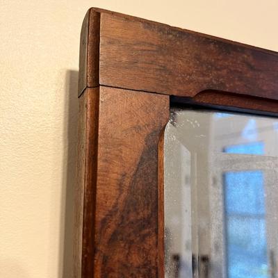 Antique Bevelled Edge Mirror 43â€x29â€