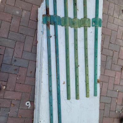 7 small garden stakes