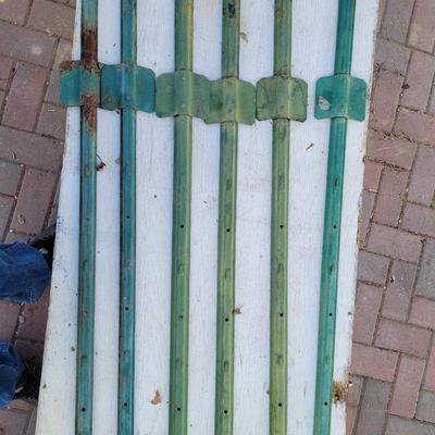 7 small garden stakes