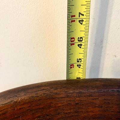 Antique Windsor Wooden Swivel Stool