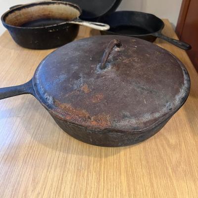 Lot of Cast Iron Pans