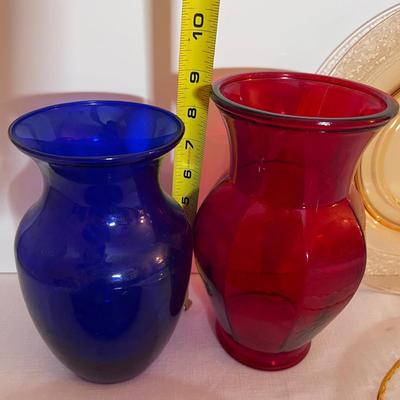 Colored Glass Lot