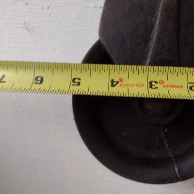 Set of Three Metal Pulleys