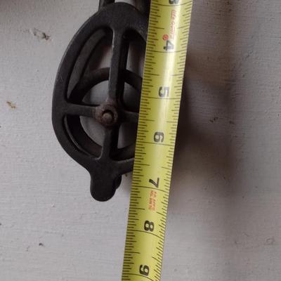 Set of Three Metal Pulleys