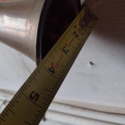 Vintage Copper and Brass Bugle Horn