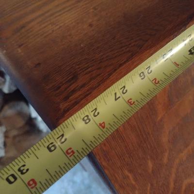 Vintage Oak Secretary Writing Desk