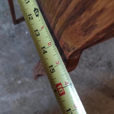 Vintage Oak Secretary Writing Desk