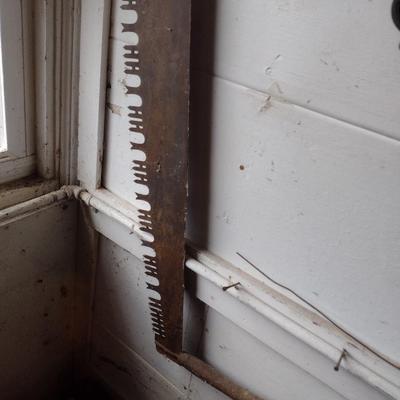 Vintage Two Person Crosscut Saw