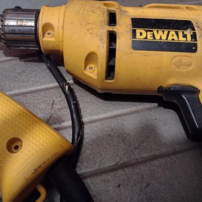 Pair of DeWalt Electric Power Drills