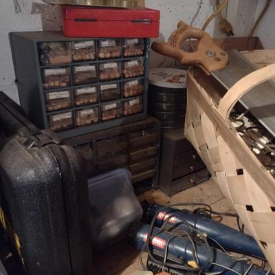 Entire Contents of Tools and Accessories on Wall and Bench (Excludes Bench Vise)