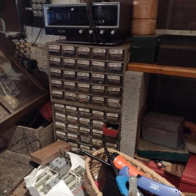 Entire Contents of Tools and Accessories on Wall and Bench (Excludes Bench Vise)