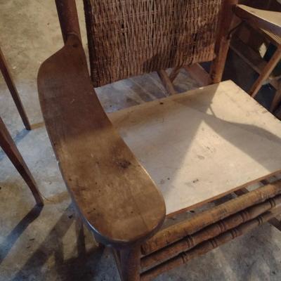 Antique Victorian Acorn Porch Rocker