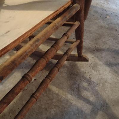 Antique Victorian Acorn Porch Rocker