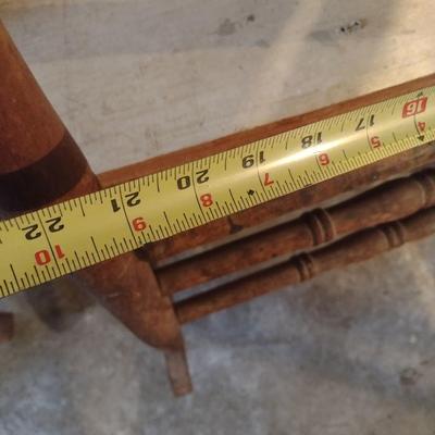 Antique Victorian Acorn Porch Rocker