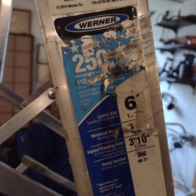 Werner 6' Aluminum Folding Ladder