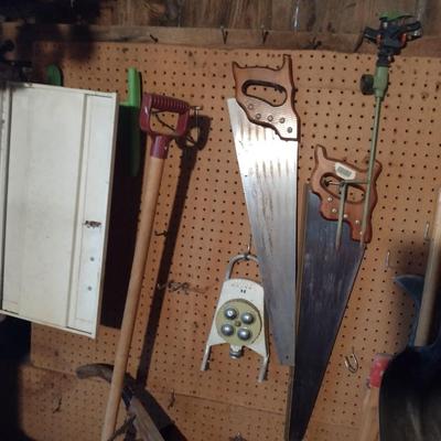 Collection of Hand Tools and Ladders (See All Pictures)