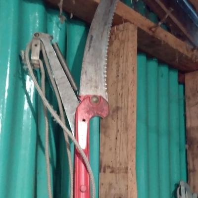 Pole Limb Pruner and Limb Saw