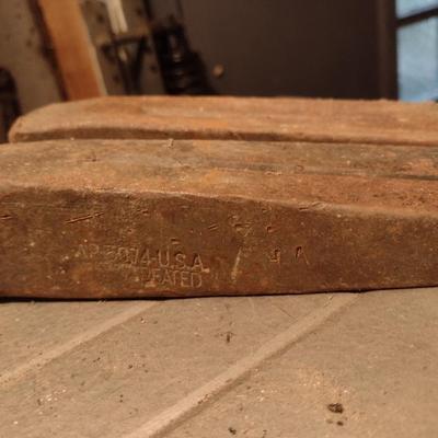 Assortment of Hatchets and Log Splitter Wedges