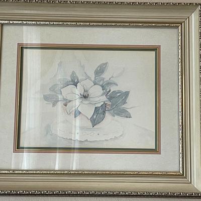 Framed Magnolia Print in Gorgeous Frame