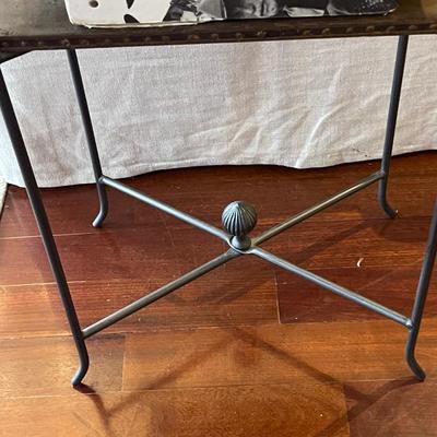 Cute Metal and Wood Accent Table