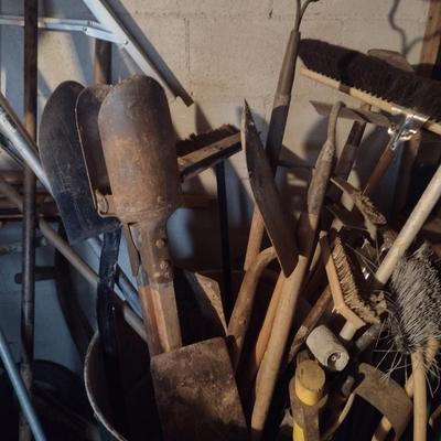 Collection of Hand and Garden Tools