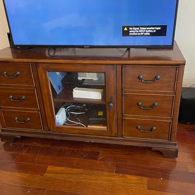 Vintage Solid Wood TV Desk