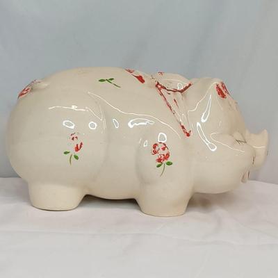 Large Vintage Ceramic Piggy Bank