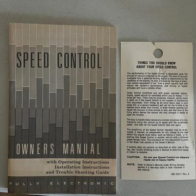 Speed Control