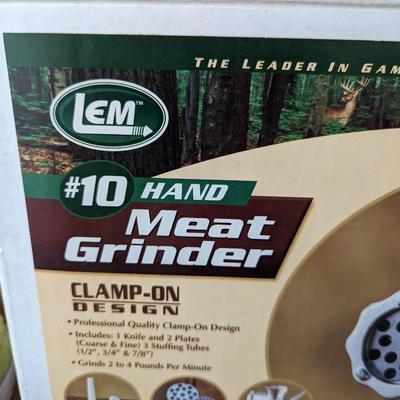 LEM #10 Stainless Steel Clamp On Hand Grinder
